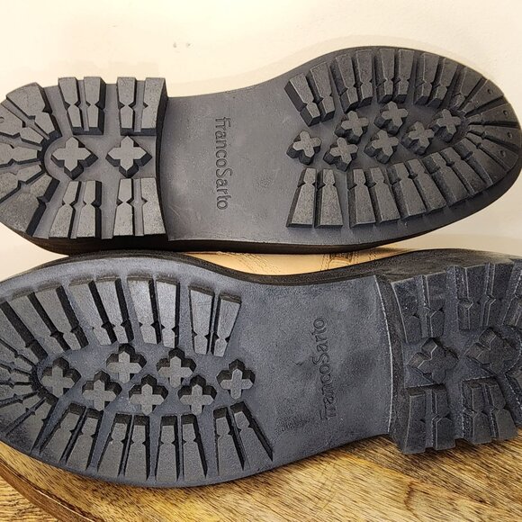 Tan Jensine Platform Lace-Up Zip Boot-Franco Sarta - Picture 6 of 8